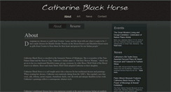 Desktop Screenshot of catherineblackhorse.com